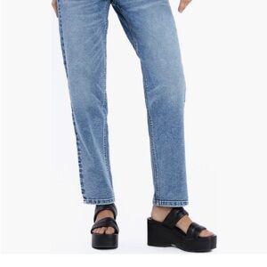 Hint of Blu High Waist Ankle Straight Jeans